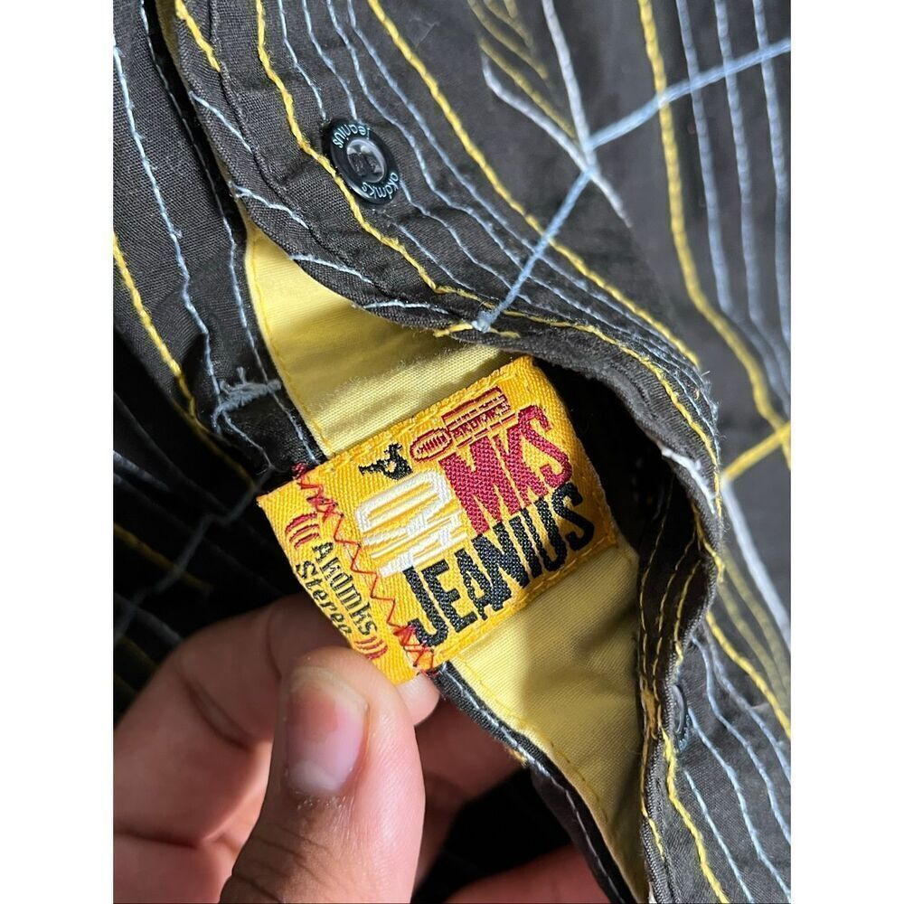 Vintage Y2K Akdmks Jeanius Button Up Shirt - Picture 2 of 7